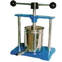 Tincture Press - 1 Litre Capacity, Stainless Steel Perforated Vessel with Screw Press Mechanism