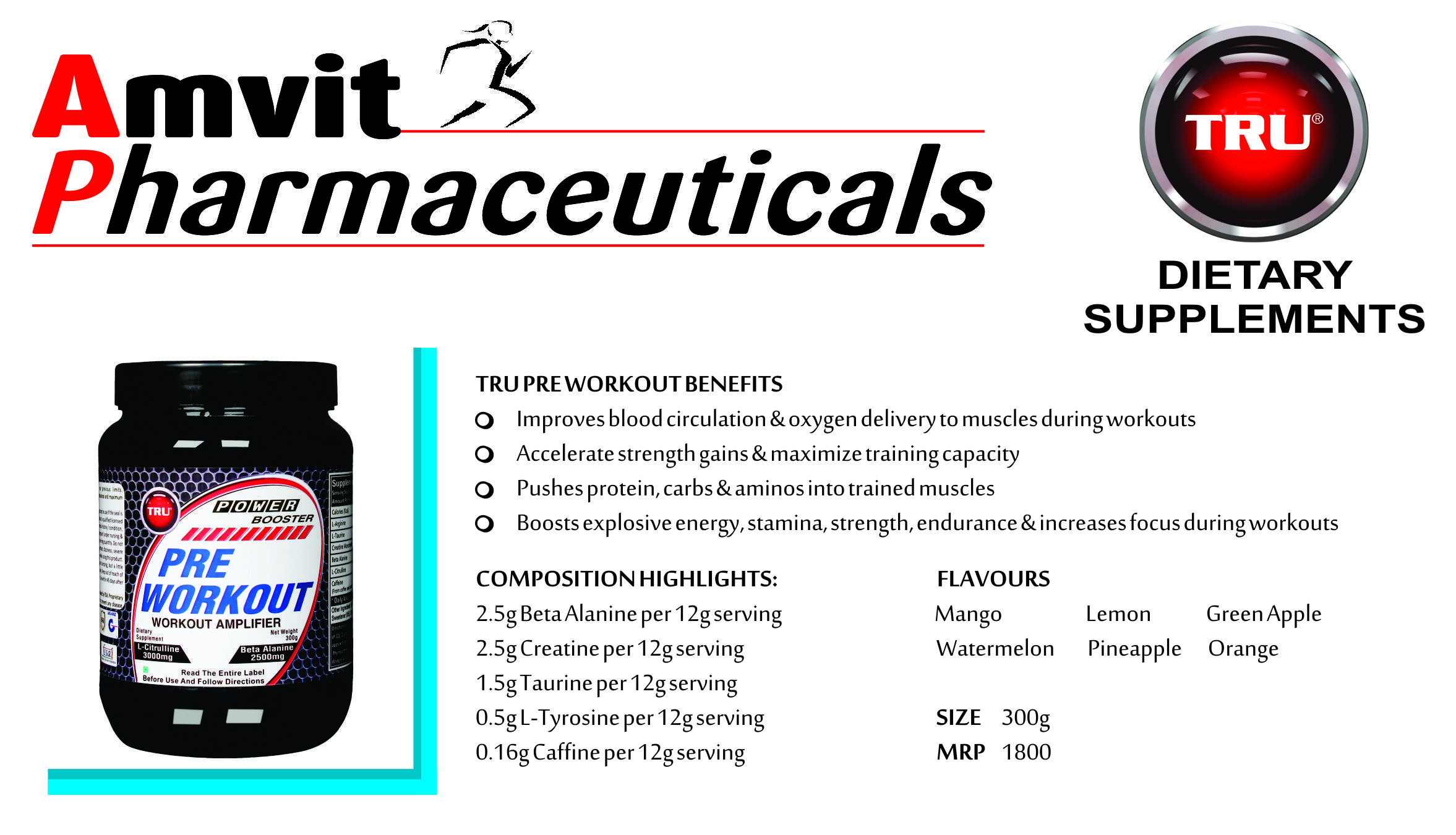 Pre Workout Dosage Form: Powder