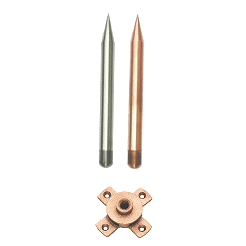 Conventional Lightning Arrester - Copper Material, Easy Installation | UL Listed, 100% Effective Discharge Capacity, Polished Finish