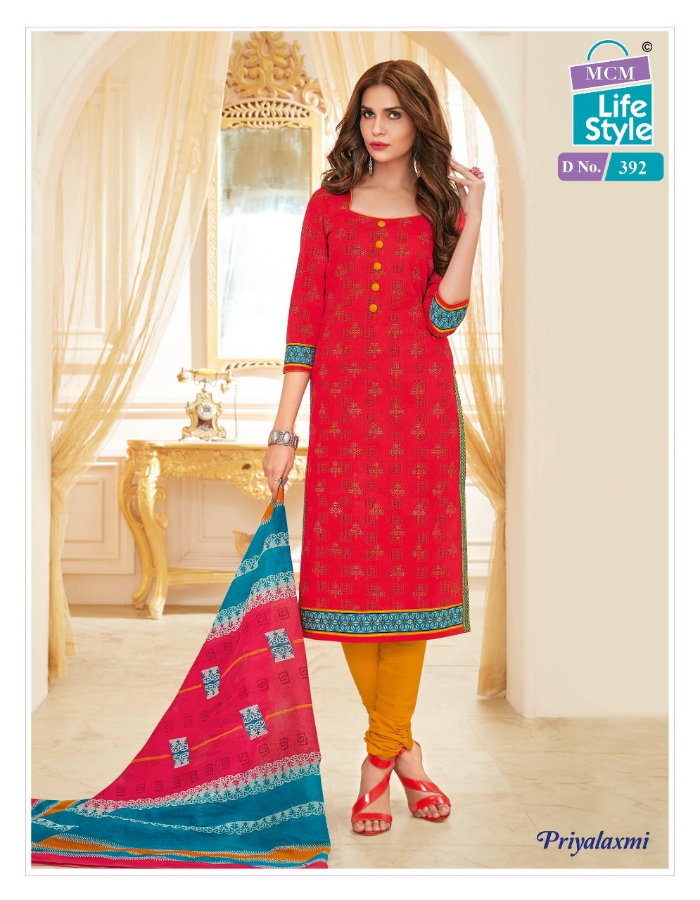 Unstitched Printed Cotton Fabric Dress Materials