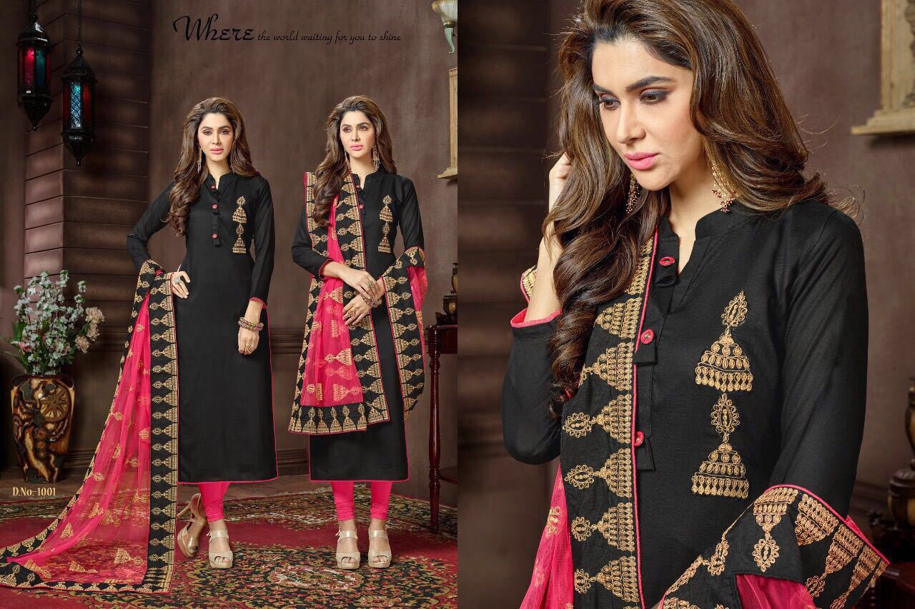 Bombay Rayon Cotton Fabric Salwar Kameez