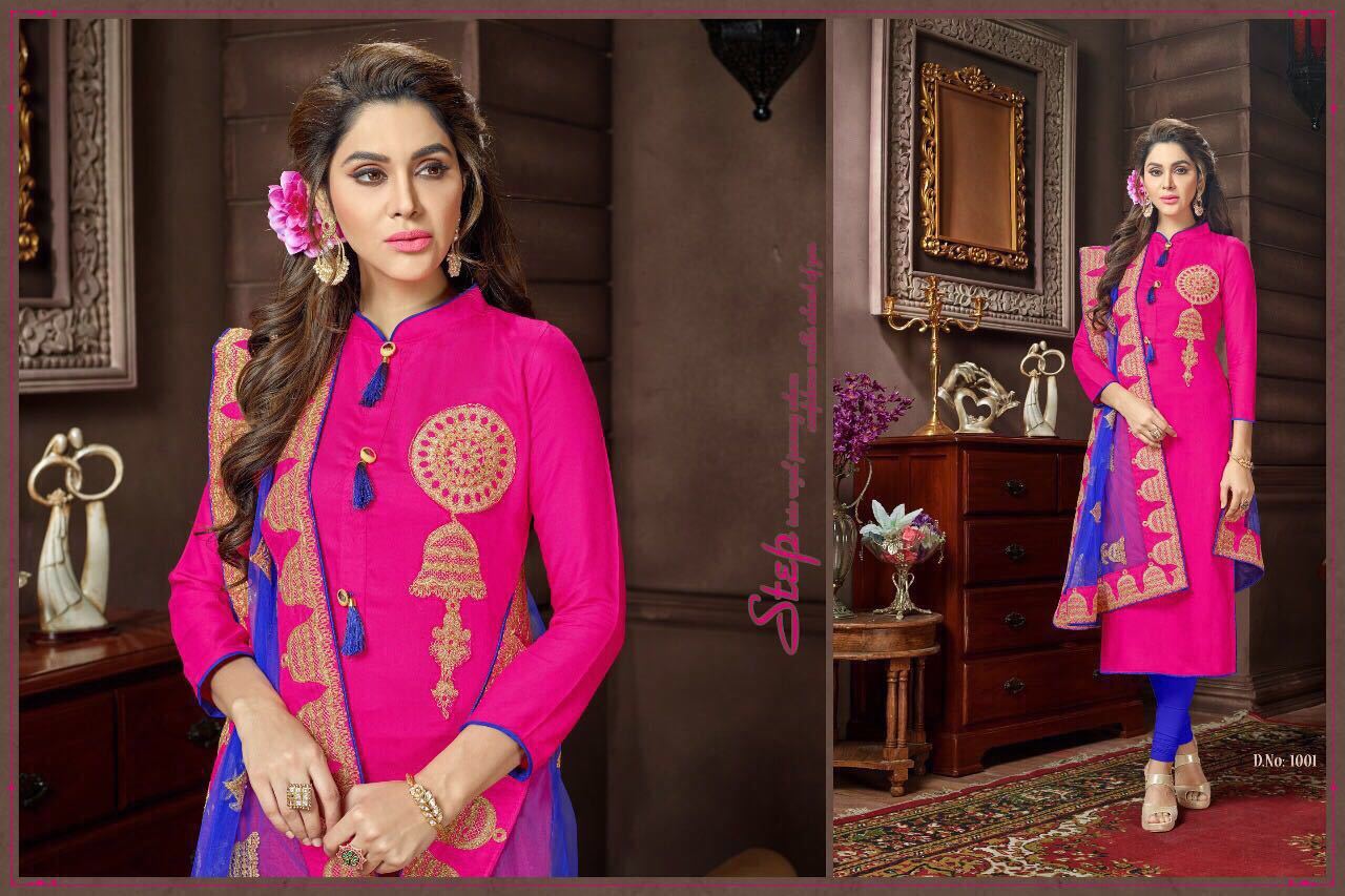 Bombay Rayon Cotton Fabric Salwar Kameez
