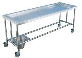 Dissection Table - Stainless Steel Top, 16 Gauge ERW Pipe Frame | Corrosion Resistant, Easy to Clean, Robust Design with Detachable and Non-Detachable Options