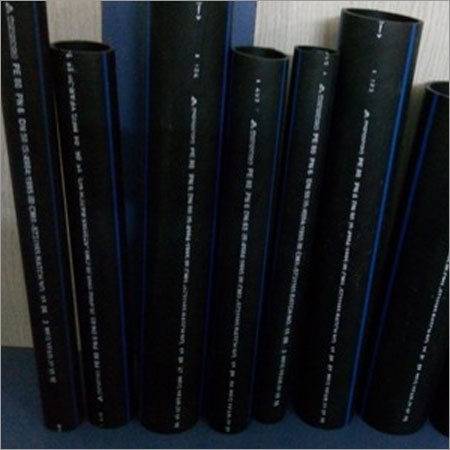 63 Mm HDPE Pipe Pe 100 Pn 8 - HDPE Material, 12m Length, Black Color | Double Walled Design, Flanged Connection, 2 L/h Flow Rate, Anti-Aging Properties