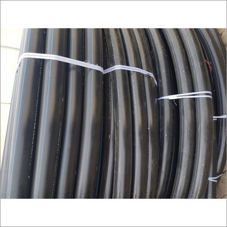 HDPE PE 100 - Round HDPE Pipe, 6 Meter Length, Black Color, PE 100 Material, PN 8 Pressure, Flange Connection Type | Flow Rate 2 Litre Per Hour