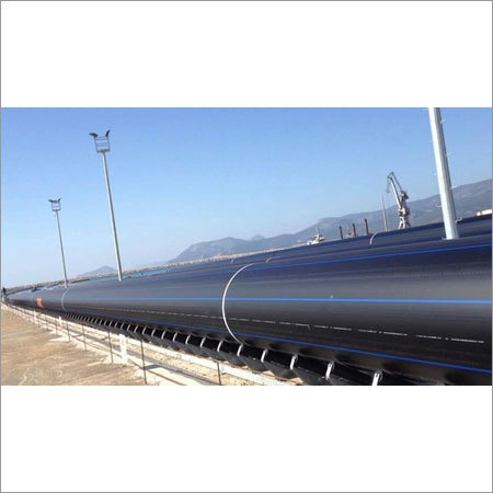 HDPE Plastic Pipe - 12mm Thickness, Black Color | Durable, Smooth Finish, Heavy Duty Performance