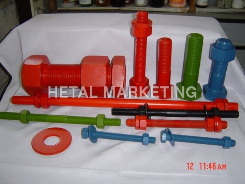 PTFE Ptfe Xylan Fluoropolymer Coated Studs 