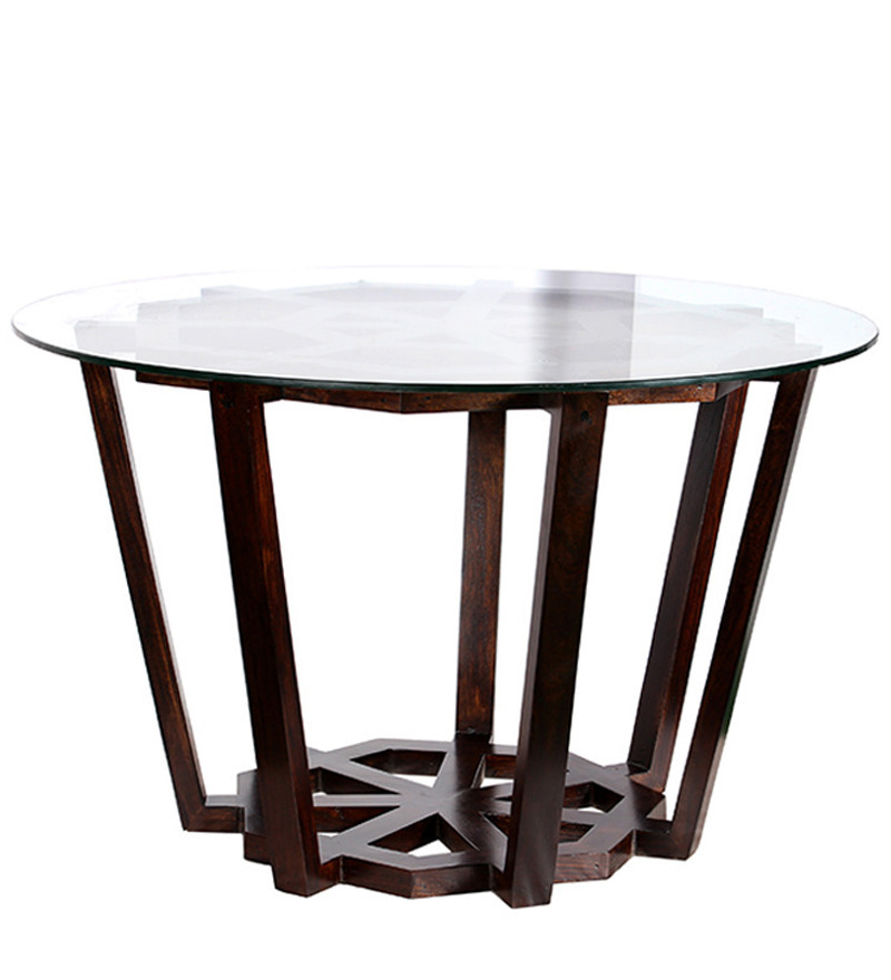 Handcrafted Console Table In Passion Mahogany Fini