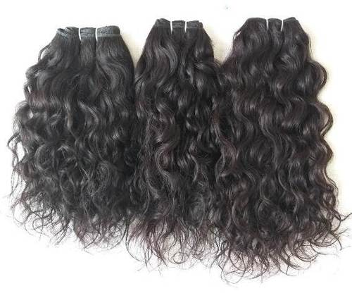 Natural Black/Brown Indian Human Hair Remy Curly Human Hair Extension