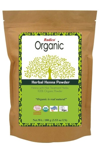 रादिको ऑर्गेनिक हर्बल मेहंदी पाउडर