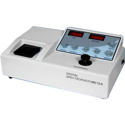 Digital Spectrophotometer - 340-960 nm Range, 10mm Bandwidth | Silicon Photodiode Detector, Dual LED Display, Tungsten Halogen Light Source