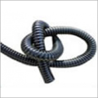 PVC Wire Reinforced Flexible Conduit - 25-45mm Diameter, Black | High Strength Galvanized Steel, Corrosion Resistant, Water Sealed