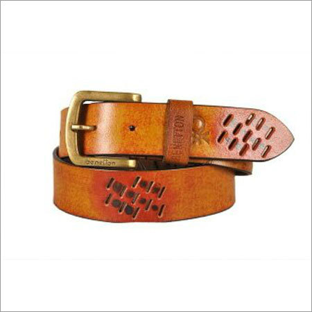 Pure Leather Belts - Leather Material, Steel Buckle, Brown Color | Designed for Men, Perfect for Casual and Formal Occasions