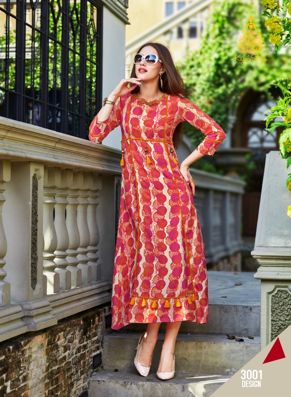Red Ladies Fancy Kurti