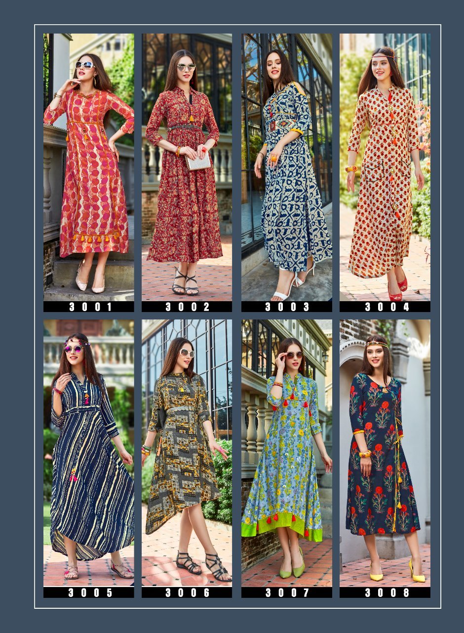 Red Ladies Fancy Kurti