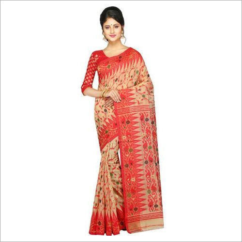 Ladies Women's Dhakai Jamdani Saree