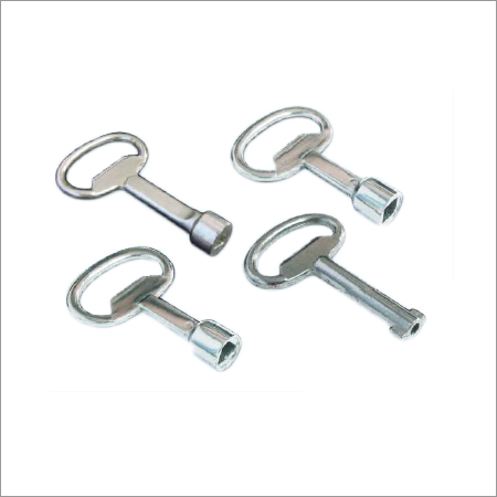 Silver Zinc Die Cast Panel Key