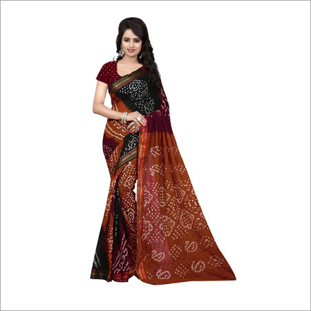 कैजुअल बंधनी साड़ियाँ