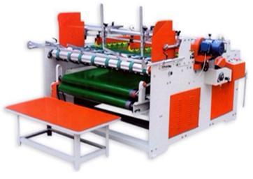 Carton Board Pasting Machine - 1600x1350x1280 Mm, Blue | Automatic Operation, 60 Mtrs Output Per Min, Electric Power Source, 2,000-2,400 Kg Weight