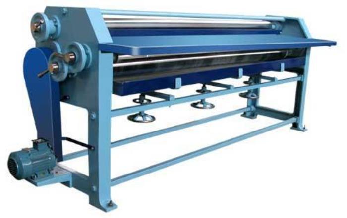 Corrugated Board Pasting Machine - 1600x1350x1280 Mm, Light Blue | Automatic, Painted Surface, 7.5w Electric Power