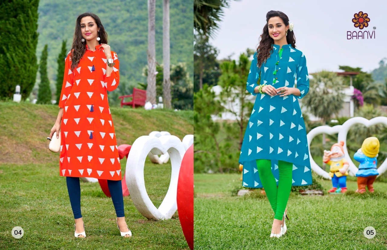 All Cabmric Cotton Kurtis