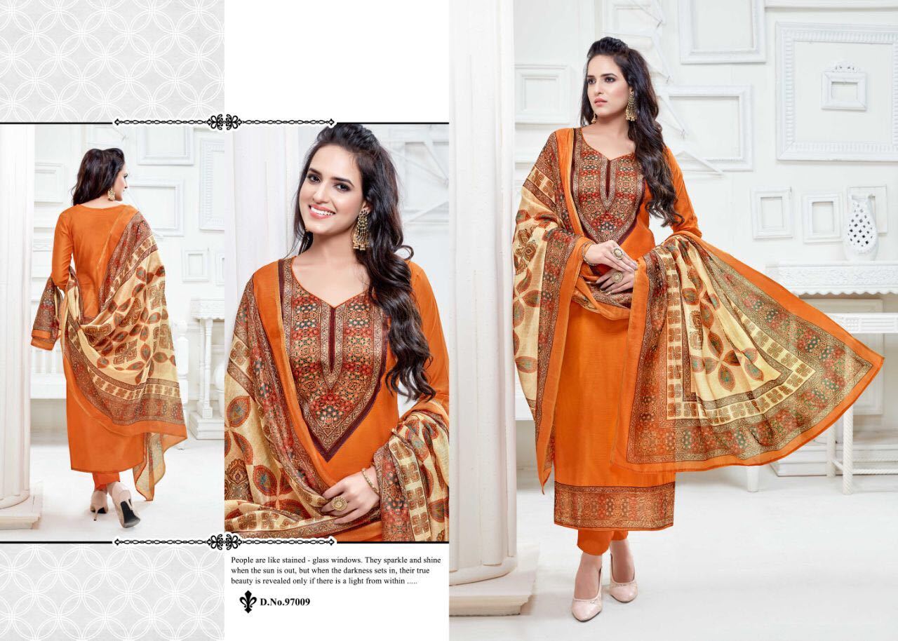 Pink Chanderi Salwar Suit