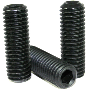 Socket Set Screw Grub - EN 8 Material, Hardness 12.9, Round Shape | Rust Proof, Sturdy and Durable for Versatile Applications