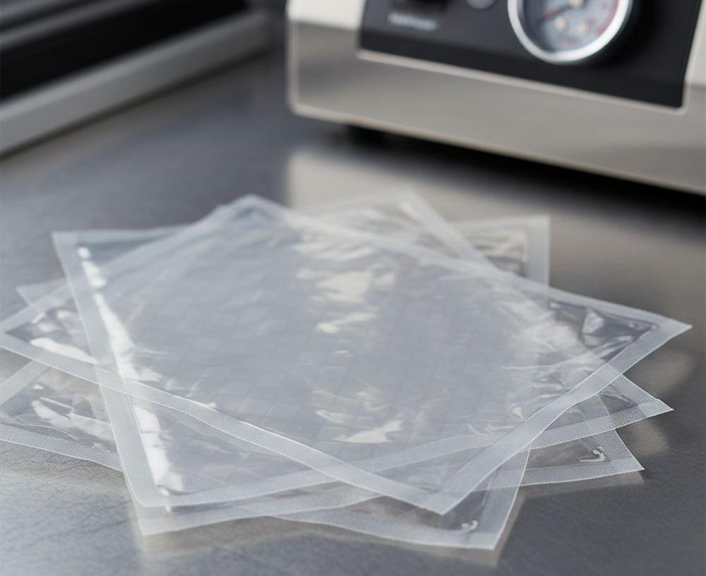 Vacuum Pouch - Multi-Layer 1270 Micron | Transparent, Customized Sizes, Reliable Zip Lock Feature, Superior Barrier Against Moisture