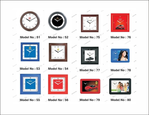 Wall & Table Clock - Plastic Material, Multi Color Design | Charm, Coin, Digital, Fashion, Limited Edition, Sports Types, Warranty Included