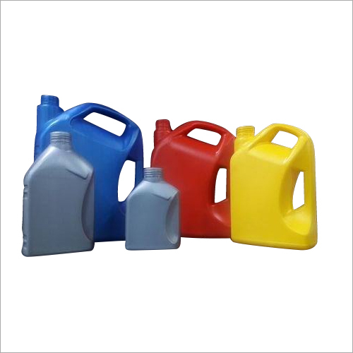 Engine Oil Bottles - Plastic, Round Shape, 1 Liter Capacity | High Load Bearing Strength, Sturdy Design, Polished Surface Finishing