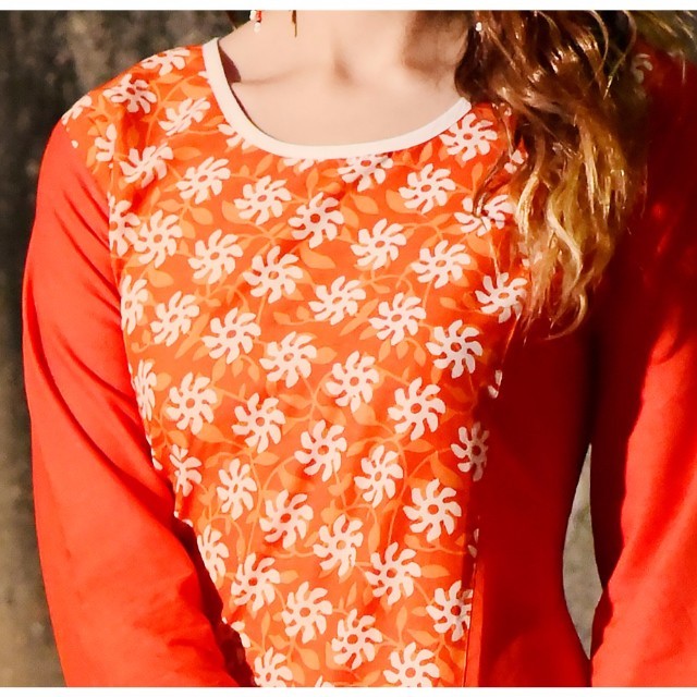 Designer Kurti Bust Size: 18.5 Inch (In)