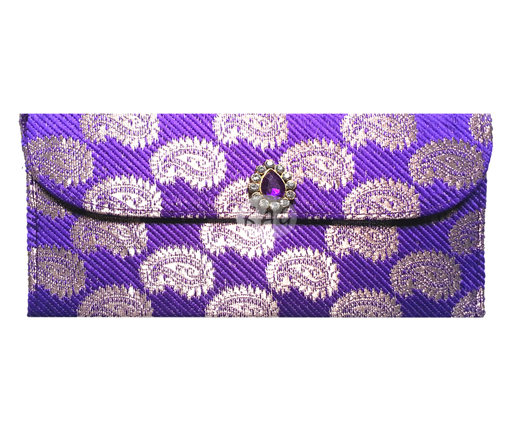 Assorted Color Silk Brocade Envelope