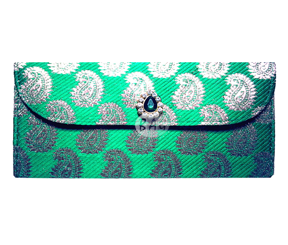 Assorted Color Silk Brocade Envelope