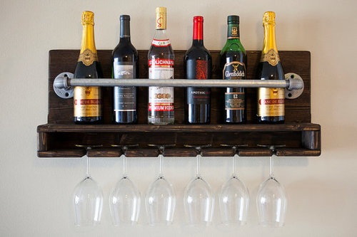 औद्योगिक पाइप वाइन रैक