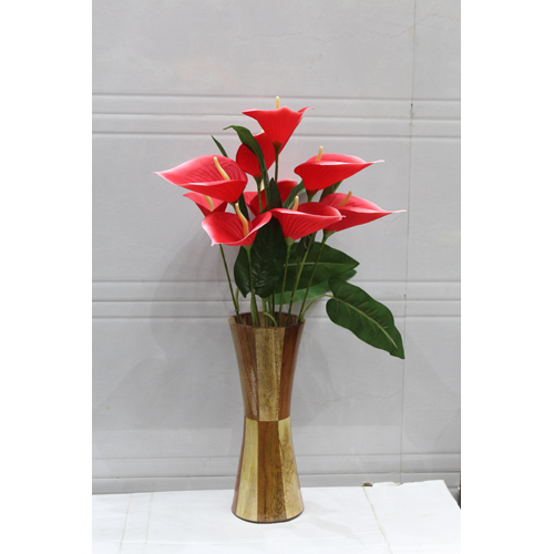 एंथुरियम कृत्रिम फूल गुच्छा