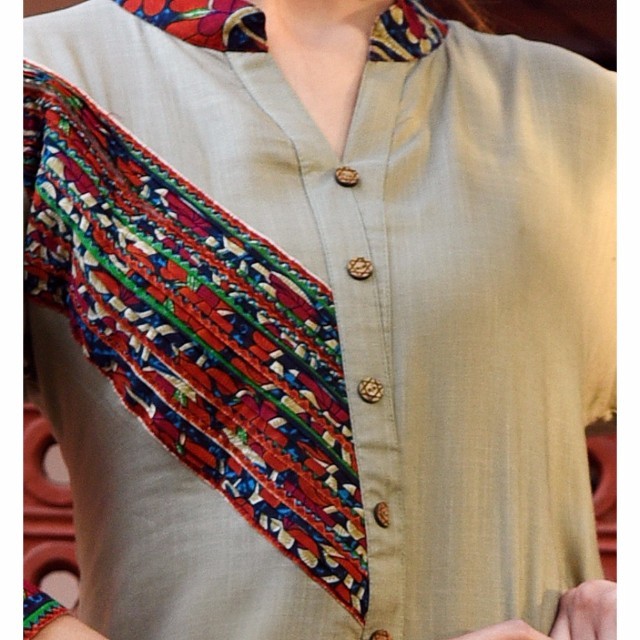 Ready Made Printed Kurti Bust Size: 18.5 Inch (In)