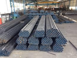 Ms Round Pipe - Mild Steel, 15-150mm OD Range, 1-10mm Wall Thickness, 6000mm Length, Black Surface Finish | Structural Applications, IS: 1239 Standards