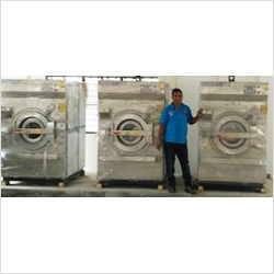 Industrial Laundry Machine - 100kg Capacity, 1000 RPM Spin Speed | Stainless Steel, Digital Control Panel, Heavy Duty Motor