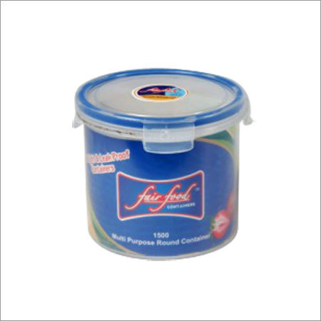 एयर टाइट और लीक प्रूफ गोल कंटेनर 1500 मिलीलीटर गोल बॉक्स