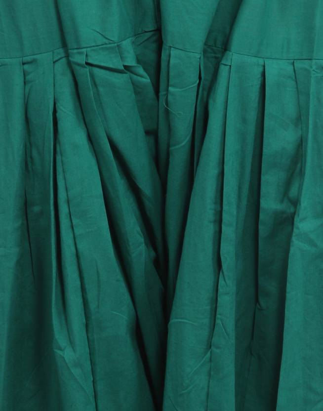 Cotton Full Patiala Green Salwar Dupatta Bust Size: 26-52 Inch (In)