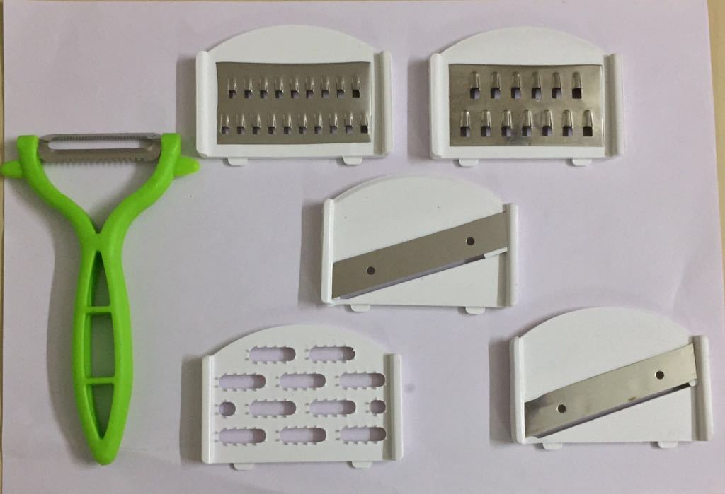 Gree + White Nicer Dicer Slicer