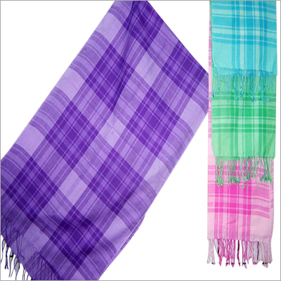 Check Design Summer Shawls