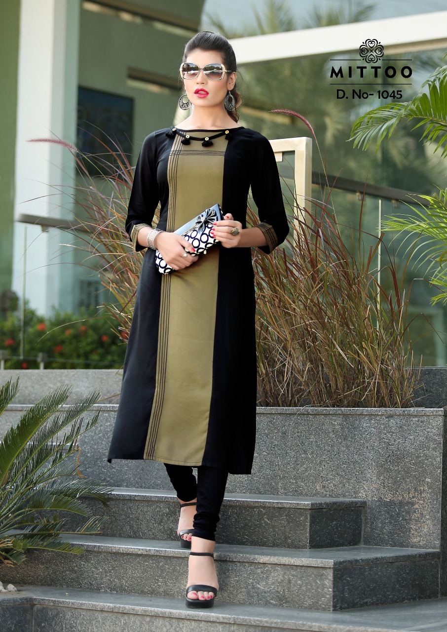 Ladies Fancy Kurti - Rayon, Customized To Xxxl, Multi Color | 3-4th Sleeve, Washable, Suitable For All Seasons, Plain Churidar Style