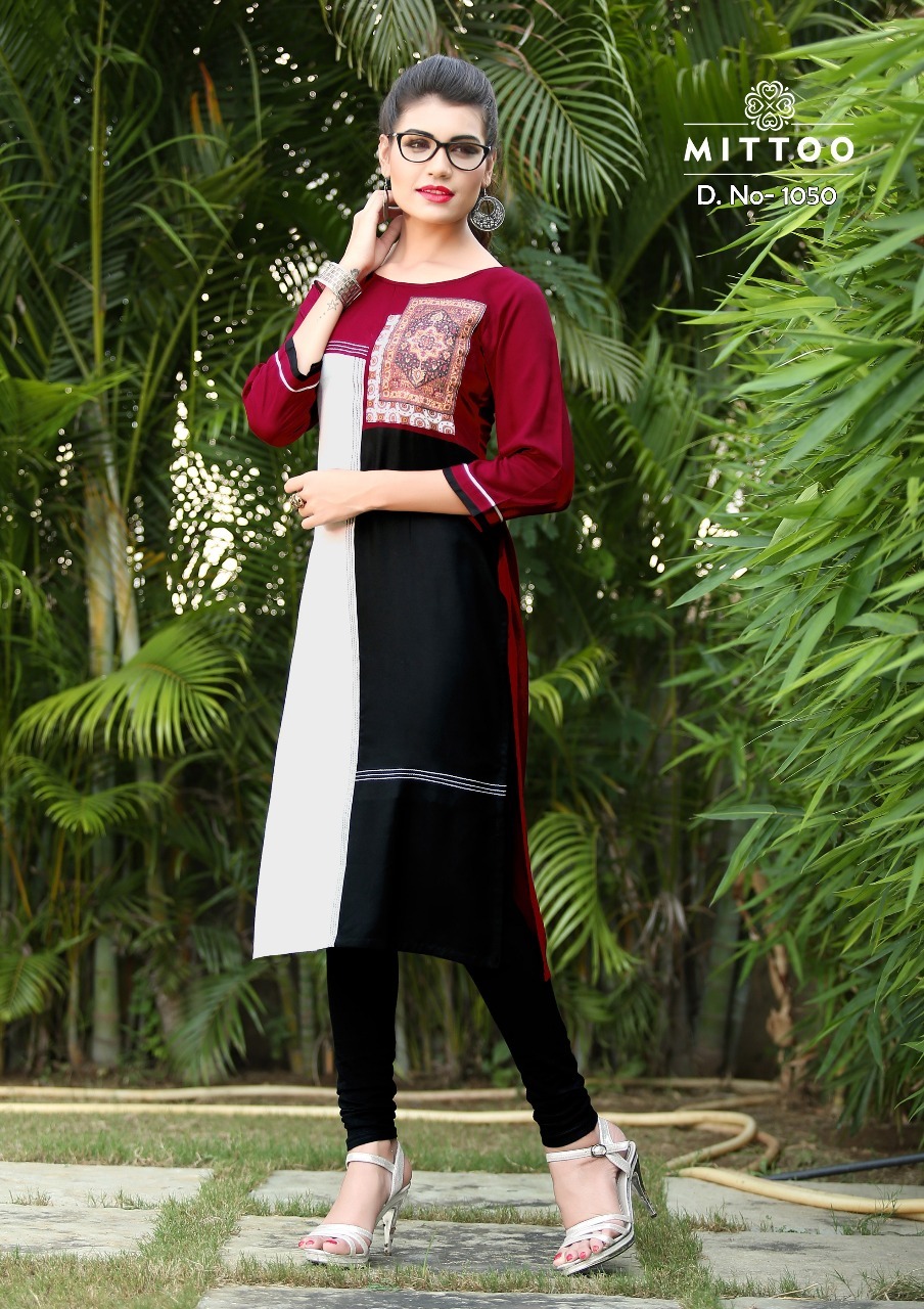 Ladies Fancy Kurti - Rayon, Customized To Xxxl, Multi Color | 3-4th Sleeve, Washable, Suitable For All Seasons, Plain Churidar Style