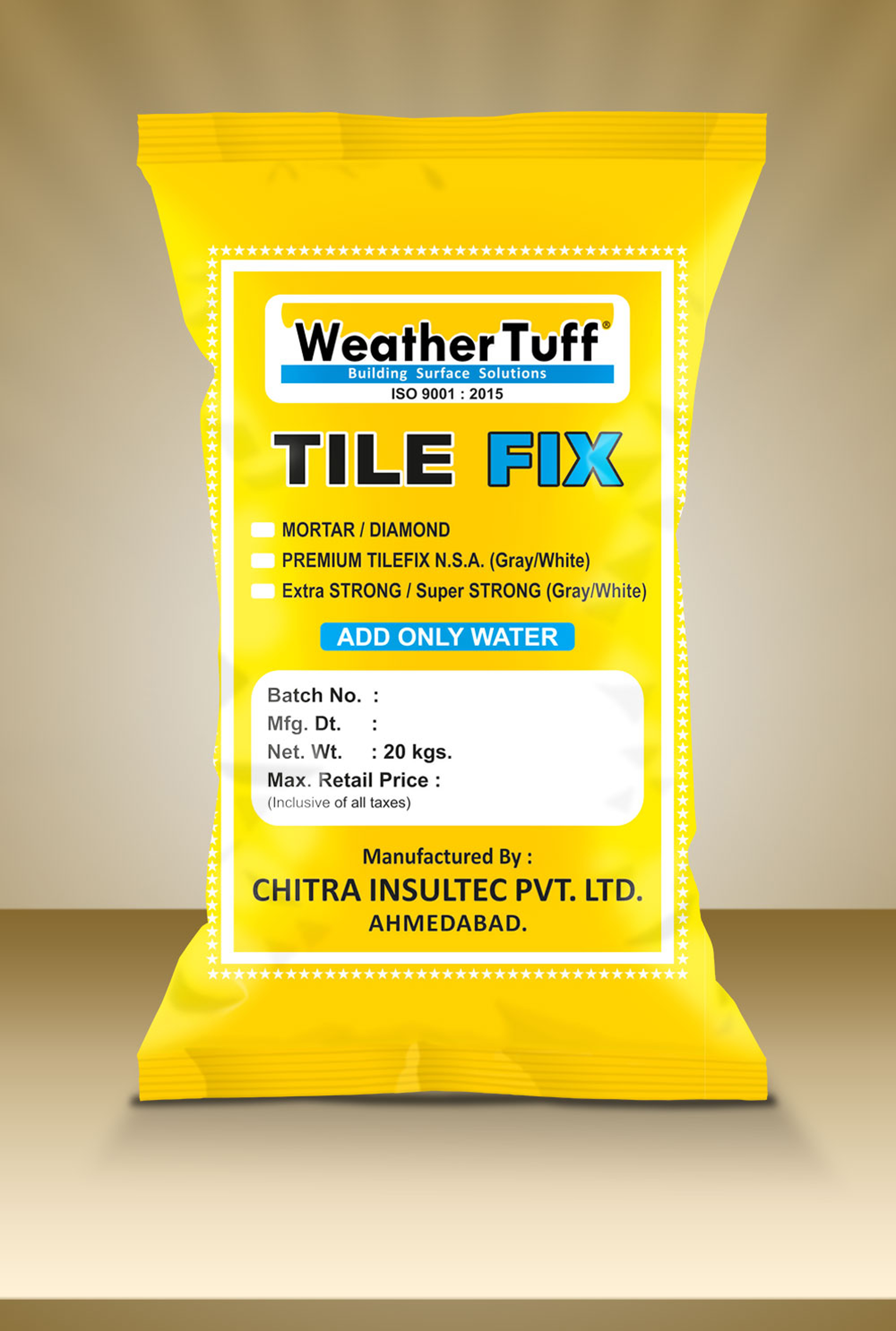 Eco Friendly Tilefix Mortar