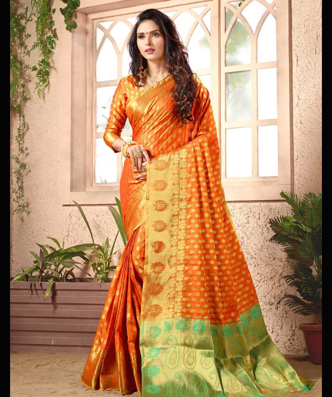 Printed Silk Saree
