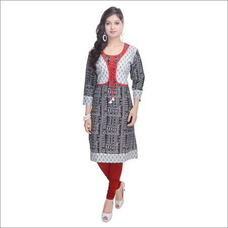 छपा हुआ सूती कुर्तियाँ