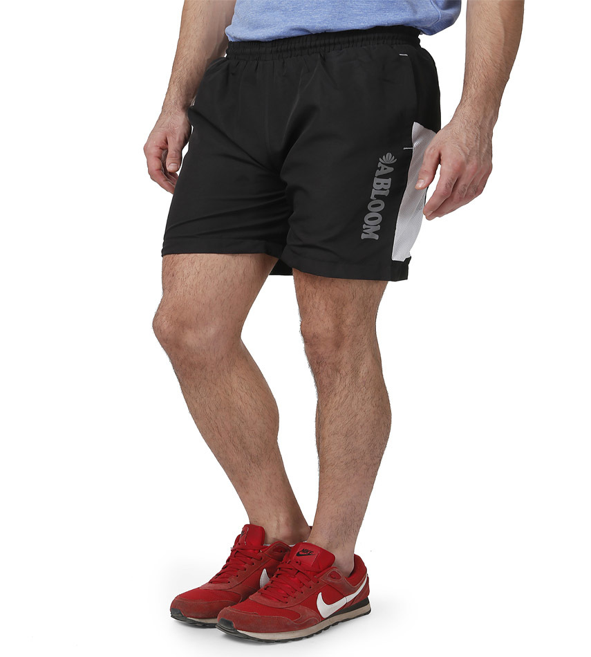 Men Fancy Shorts - Polyester, Black Color | Smooth Finish, Shrink Proof, Premium Quality