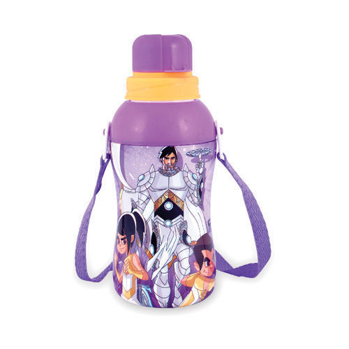 Water Bottle - Plastic, 100-1000 Ml Capacity, 5-20 Inch Size | Adjustable Pattern Printed Strap, Ideal For Industrial Use With Oil