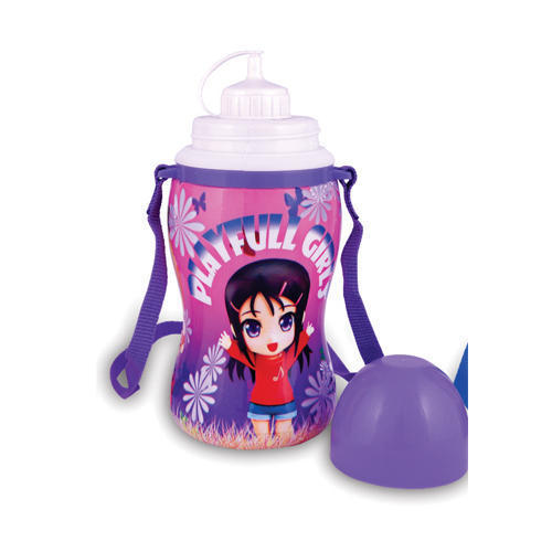Water Bottle - Bpa-free Plastic, 100-1000 Ml Capacity | Adjustable Strap, Round Shape, Industrial Use: Oil